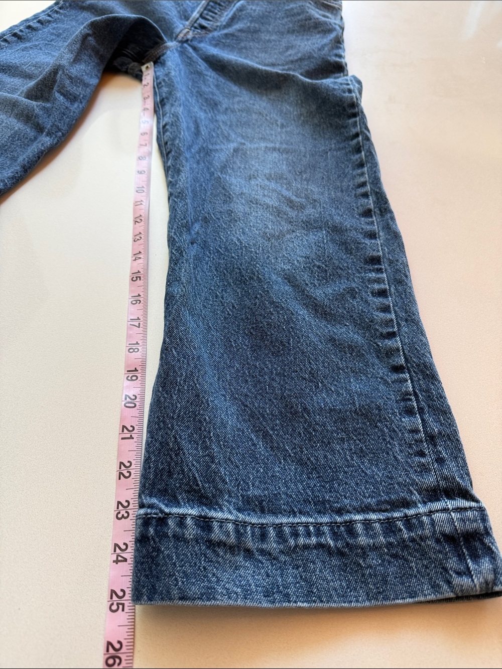 Levi's Ribcage High-Rise Cropped Straight Ankle Tailored Jeans, Trouser, Size 31 - Picture 13 of 13